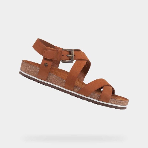 Geox Respira Cognac Womens Sandals SS20.8UQ1191